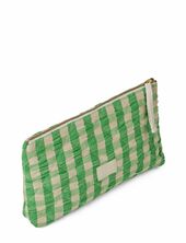 Bæk&bølge Nola Makeup Bag 23x5x15 Cm Green/sand Juna Green