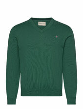 Classic Cotton V-neck Gant Green