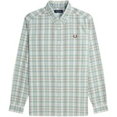 Skjorter M. Lange ærmer Fred Perry Fp Twill Tartan Shirt