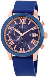 Guess Herreur W1055g2 Blå/gummi Ø44.5 Mm