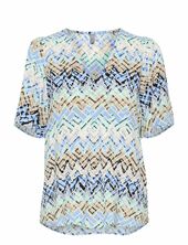 Cukendall Ss Blouse Culture Blue