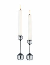 Silhouette 120+145 Candle Holder 2-pack Lind Dna Silver