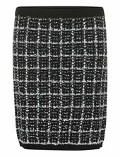 Crbilo Knit Skirt Cream Black