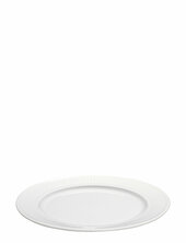 Plate Flat Plissé Pillivuyt White