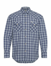 Western Shirt Wrangler Blue