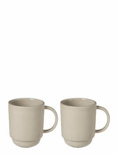 Nordic Bistro Mug With Handle Broste Copenhagen Beige