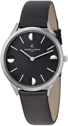 Pierre Cardin Herreur Cpi.2010 Pigalle Plissee Sort/læder Ø40 Mm
