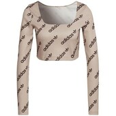 T-shirts M. Korte ærmer Adidas  Ls Cr Top