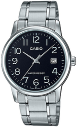Casio Herreur Mtp-v002d-1budf Classic Sort/stål Ø44 Mm
