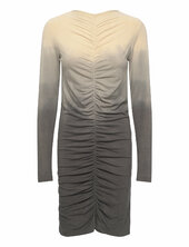 Flow Gather Short Dress - Isja Rabens Sal R Beige