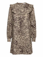 Odette Dress Aop 10783 Samsøe Samsøe Brown