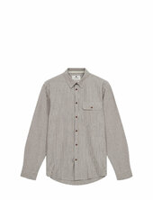 Akkonrad Stripe Oxford Shirt Anerkjendt Grey
