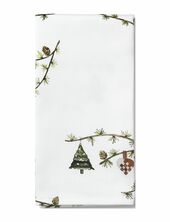 Hammershøi Christmas Stofserviet 45x45 Cm Hvid M. Deko 4 Stk Kähler White