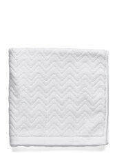 Jacquard Herringb Bath Mat Gant White