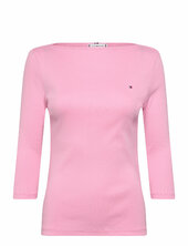Slim Cody Boat-nk 3/4slv Tommy Hilfiger Pink