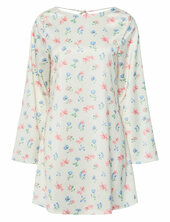 Pcmillie Ls Short Boatneck Dress Wvn D2d Pieces Pink