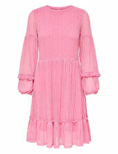 Onlnaja L/s Baloon Dress Cs Jrs Only Pink