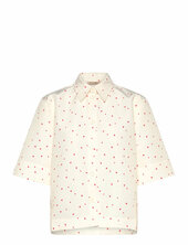 Heart Printed Shirt Stella Nova White