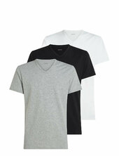 S/s V Neck 3pk Calvin Klein Black