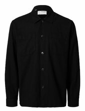 Slh-brody Sun Overshirt Ls Noos Selected Black