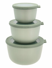 Bowl Set Cirqula High 3 Pcs Mepal Green