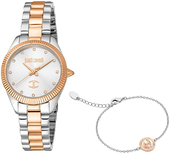 Just Cavalli Dameur Jc1l267m0105 Pacentro Sølvfarvet/rosaguldtonet