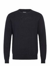 Cotton Cashmere Crew Knit Sebago Navy