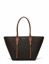 Lg Buckle Tote Michael Kors Brown