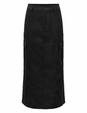 Onldorothy Hw Long Cargo Skirt Pnt Only Black