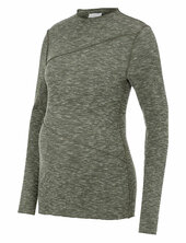 Mlreeve L/s Jrs Top Mamalicious Grey