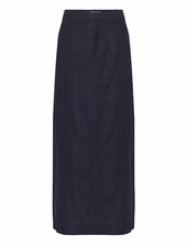 Lizagz Linen Hw Skirt Gestuz Navy