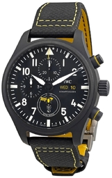 Iwc Herreur Iw389107 Pilots Sort/læder Ø44.5 Mm