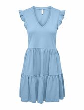 Onlmay Cap Sleev Fril Dress Jrs Noos Only Blue
