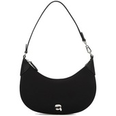 Skuldertasker Karl Lagerfeld Ikon Nylon Halfmoon Shb