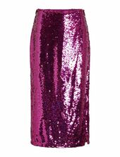 Vietta Midi Sequin Skirt/dc Vila Purple