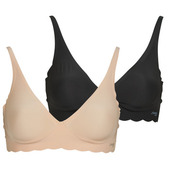 Triangel / Uden Bøjle Sloggi   Zero Microfibre 2.0 Soft Bra Pack De 2