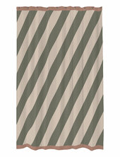 Diagonal Shower Curtain Mette Ditmer Green