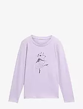 Tulle Artwork Longsleeve Tom Tailor Purple