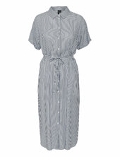 Vmmbumpy Ss Calf Shirt Dress Wvn Ga Vero Moda Maternity Grey