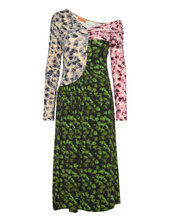 Shoulder Long Sleeve Dress, 225 Stine Goya Patterned