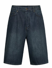 Astro Denim Loose Baggy Shorts Weekday Blue