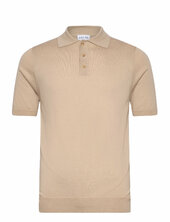 Man Fine Knit Pique Davida Cashmere Beige