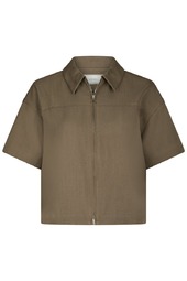 Neo Noir - Bluse - Madicken Structure Blouse - Taupe