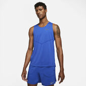 Nike Drifit Rise 365 Løbetop Herrer Tøj Blå S