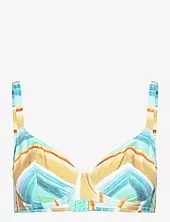 Castaway Island Uw Plunge Bikini Top Freya Blue