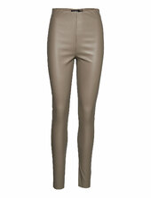Slkaylee Pu Leggings Soaked In Luxury Brown