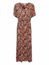Kaamber Long Dress Kaffe Coral