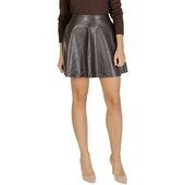 Korte Nederdele Only  Onluna Faux Leather Flared Skirt Otw 15356642