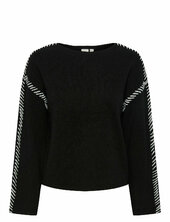 Yasstitcha Ls Knit Pullover S. Noos Yas Black