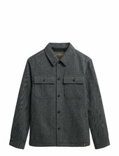Merchant Herringb Overshirt Superdry Grey